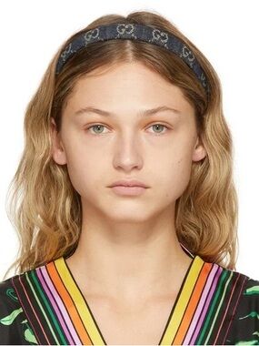 GUCCI Blue Eco-Washed Denim
GG Headband | Size M